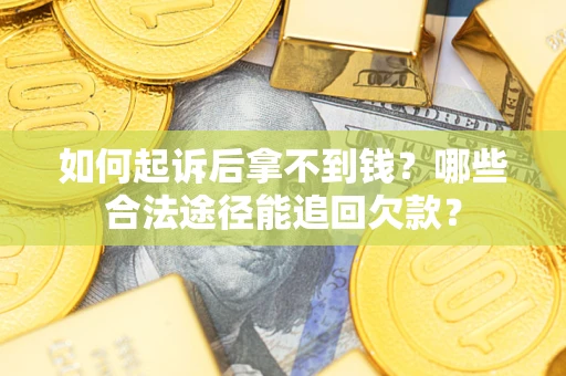 济南如何起诉后拿不到钱？哪些合法途径能追回欠款？