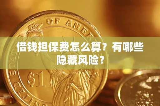 济南借钱担保费怎么算？有哪些隐藏风险？