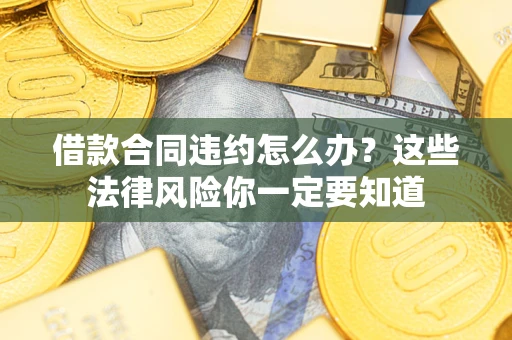 济南借款合同违约怎么办？这些法律风险你一定要知道