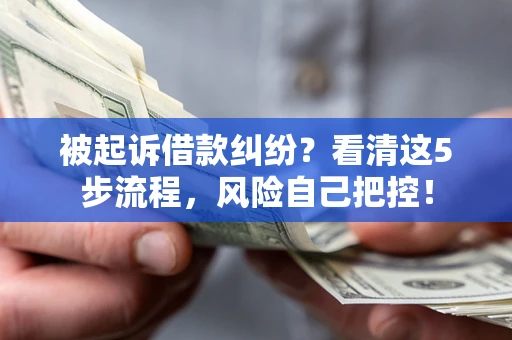 济南被起诉借款纠纷？看清这5步流程，风险自己把控！