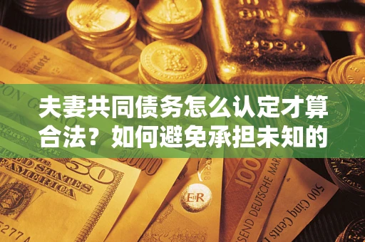 济南夫妻共同债务怎么认定才算合法？如何避免承担未知的债务风险？